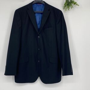 Billy London Men's Fully Lined Blazer Suit Jacket Black Size 42R‎